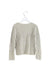 A Grey Cardigans from Bonpoint in size 8Y for girl. (Back View)