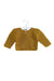 A Yellow Cardigans from Lola Palacios in size 6-12M for girl. (Front View)