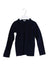 A Navy Long Sleeve Tops from Jacadi in size 8Y for girl. (Front View)
