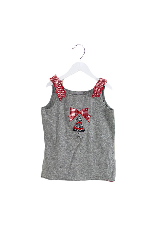 A Grey Sleeveless Tops from Nicholas & Bears in size 12Y for girl. (Front View)