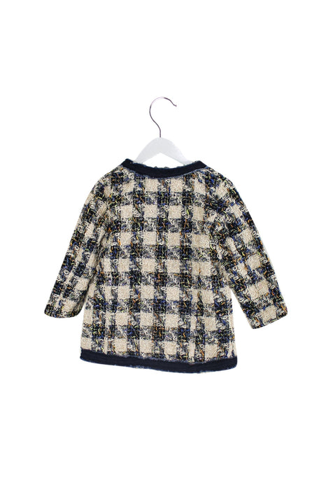 A Ivory Lightweight Jackets from Lovie by Mary J in size 12-18M for girl. (Back View)