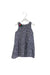 A Navy Sleeveless Dresses from Lovie by Mary J in size 12-18M for girl. (Front View)