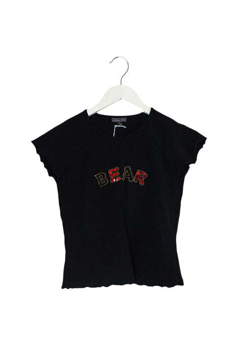 A Black Short Sleeve T Shirts from Nicholas & Bears in size 12Y for girl. (Front View)