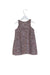 A Burgundy Sleeveless Dresses from Lovie by Mary J in size 12-18M for girl. (Back View)