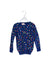A Blue Knit Sweaters from Lovie by Mary J in size 5T for girl. (Front View)