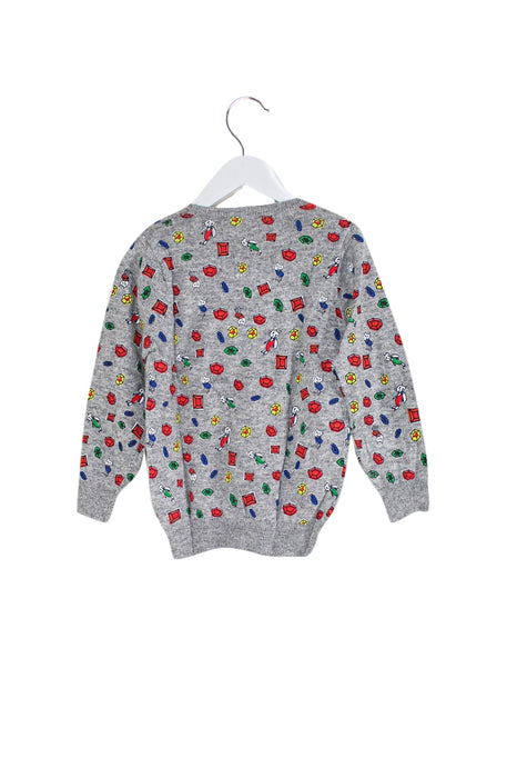 A Grey Knit Sweaters from Lovie by Mary J in size 5T for girl. (Back View)