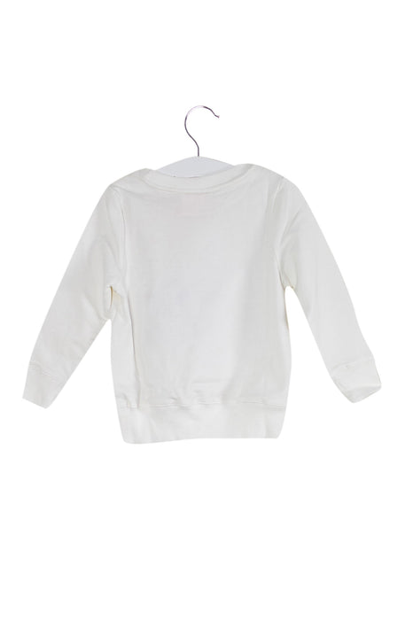 A Ivory Crewneck Sweatshirts from Lovie by Mary J in size 12-18M for girl. (Back View)