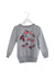 A Grey Crewneck Sweatshirts from Lovie by Mary J in size 5T for girl. (Front View)