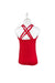 A Red Sleeveless Tops from Mayarya in size XS for maternity. (Back View)