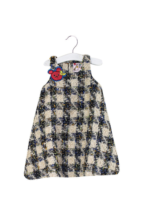 A Ivory Sleeveless Dresses from Lovie by Mary J in size 12-18M for girl. (Front View)