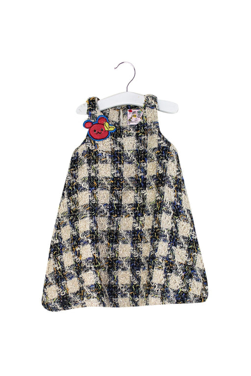 A Ivory Sleeveless Dresses from Lovie by Mary J in size 12-18M for girl. (Front View)