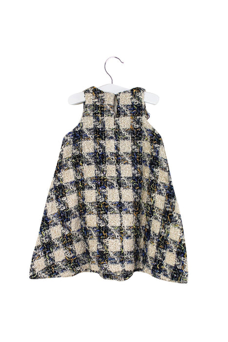 A Ivory Sleeveless Dresses from Lovie by Mary J in size 12-18M for girl. (Back View)