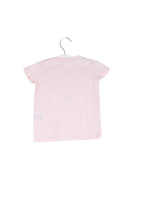 A Pink Short Sleeve T Shirts from Seed in size 0-3M for girl. (Back View)