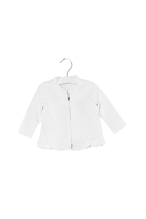 A White Lightweight Jackets from Il Gufo in size 12-18M for girl. (Front View)