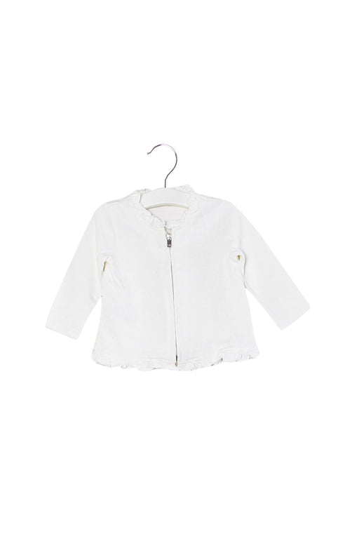 A White Lightweight Jackets from Il Gufo in size 12-18M for girl. (Front View)