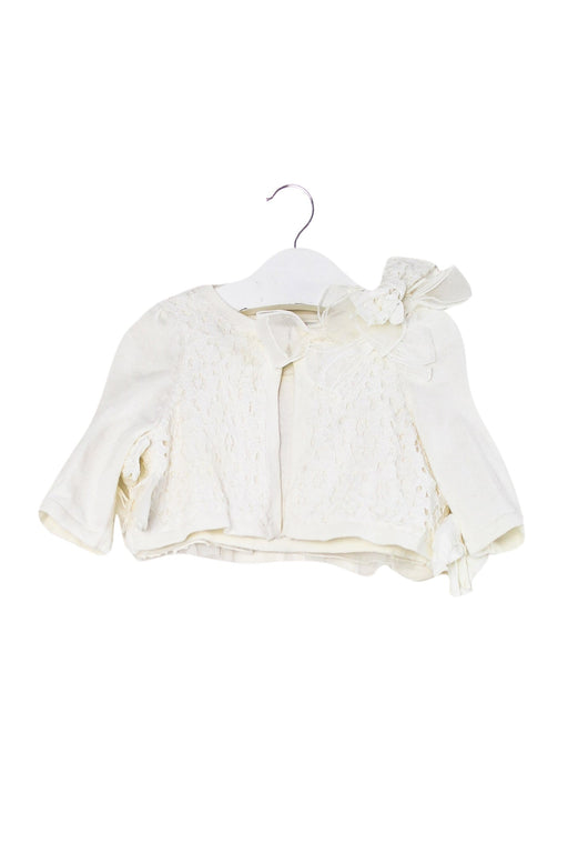 A Ivory Cardigans from Nicholas & Bears in size 3-6M for girl. (Front View)