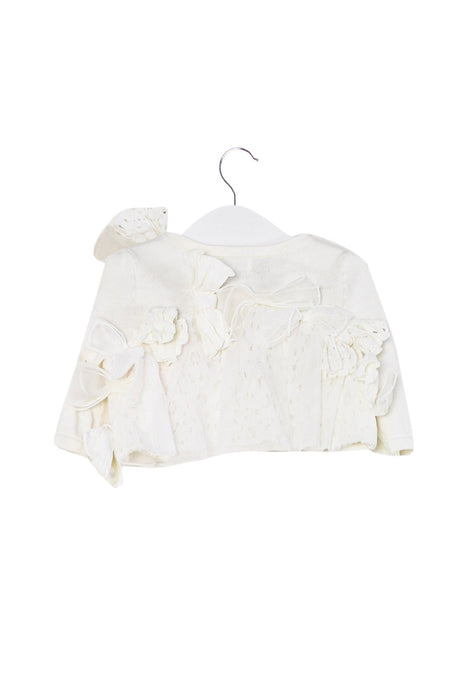 A Ivory Cardigans from Nicholas & Bears in size 3-6M for girl. (Back View)