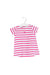 A Pink Short Sleeve Tops from Week-end a la Mer in size 3-6M for girl. (Front View)