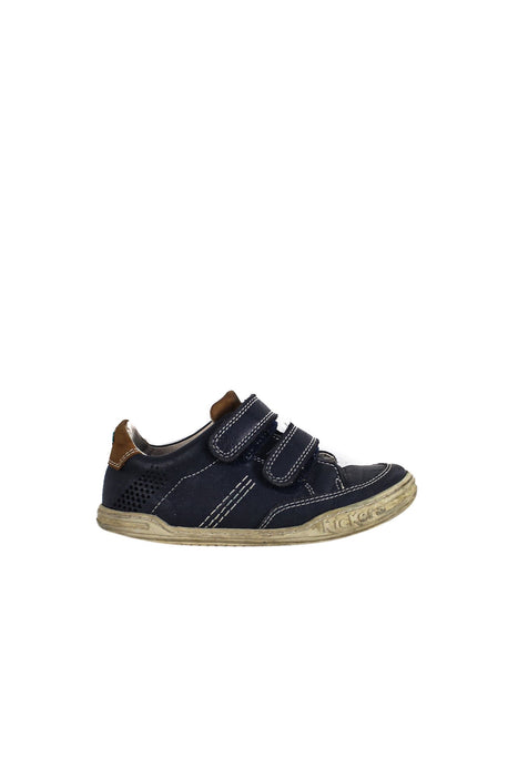 A Navy Sneakers from Kickers in size 5T for boy. (Back View)