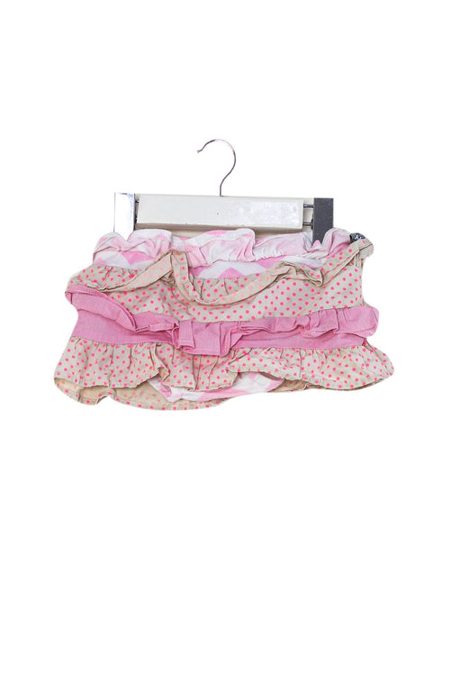 A Pink Bloomers from and the little dog laughed in size 0-3M for girl. (Front View)