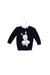 A Navy Knit Sweaters from Seed in size 0-3M for girl. (Front View)