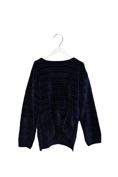 A Navy Knit Sweaters from Seed in size 10Y for girl. (Front View)