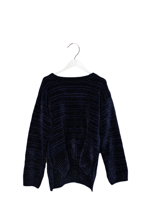 A Navy Knit Sweaters from Seed in size 10Y for girl. (Front View)