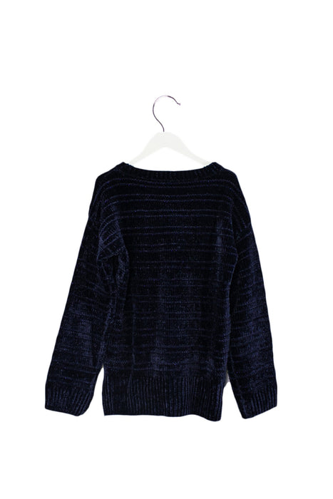 A Navy Knit Sweaters from Seed in size 10Y for girl. (Back View)