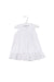A White Sleeveless Dresses from Armani in size 3-6M for girl. (Front View)
