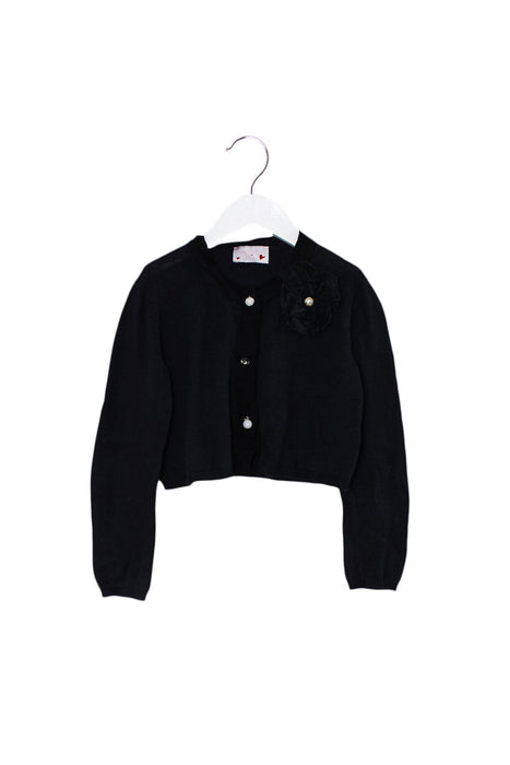 A Black Cardigans from Lanvin Petite in size 8Y for girl. (Front View)