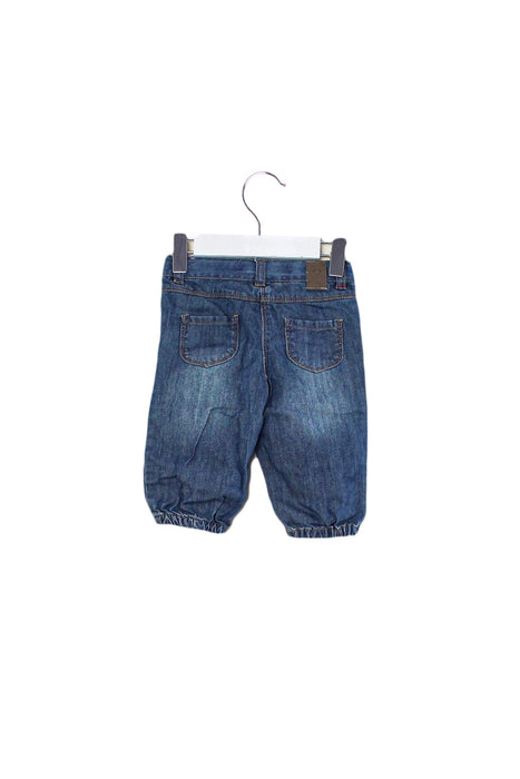 A Blue Jeans from Bout'Chou in size 3-6M for boy. (Back View)