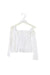 A White Sleeveless Tops from Piccola Ludo in size 2T for girl. (Front View)
