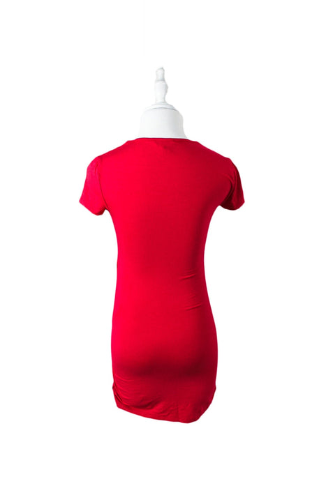 A Red Short Sleeve Tops from Isabella Oliver in size XS for maternity. (Back View)