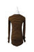 A Brown Long Sleeve Tops from Isabella Oliver in size XS for maternity. (Back View)