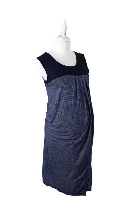 A Navy Sleeveless Dresses from Maternal America in size XS for maternity. (Front View)