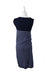 A Navy Sleeveless Dresses from Maternal America in size XS for maternity. (Back View)
