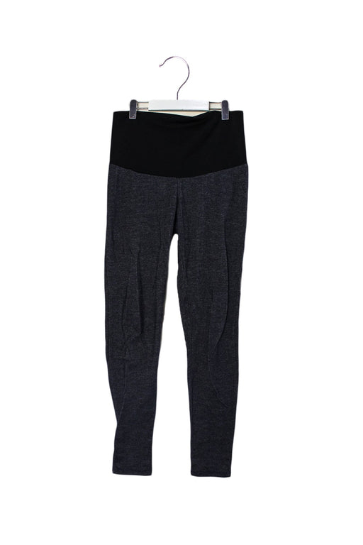 A Navy Leggings from Maternal America in size XS for maternity. (Front View)