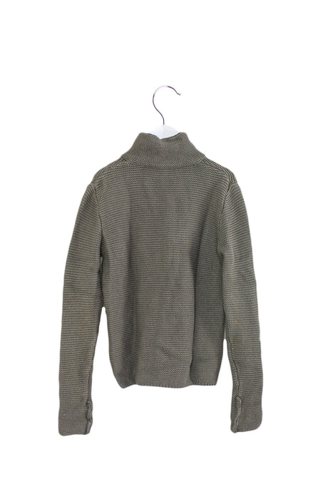 A Grey Cardigans from Tartine et Chocolat in size 8Y for girl. (Back View)