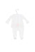 A White Long Sleeve Jumpsuits from Miniclasix in size 0-3M for girl. (Back View)