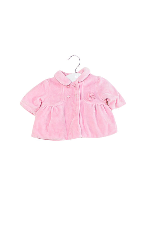 A Pink Cardigans from Mayoral in size 0-3M for girl. (Front View)