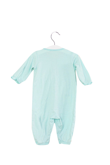 A Green Long Sleeve Jumpsuits from Les Enphants in size 6-12M for girl. (Back View)
