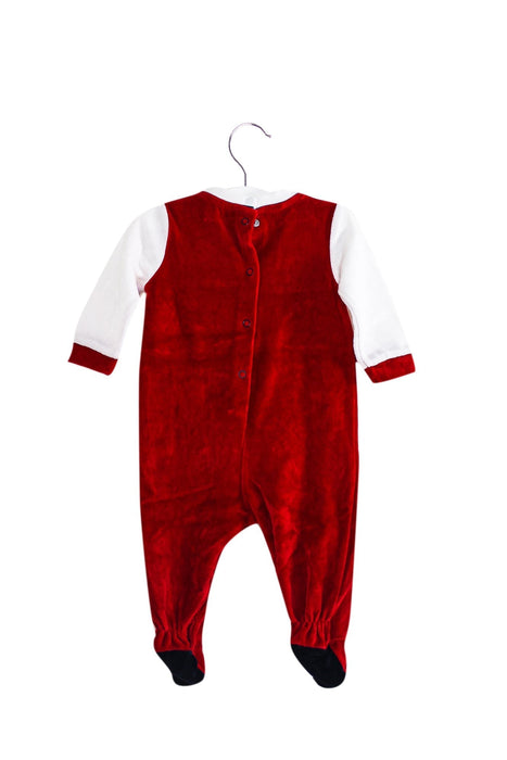 A Red Long Sleeve Jumpsuits from Chicco in size 3-6M for boy. (Back View)