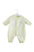 A Yellow Long Sleeve Jumpsuits from Chicco in size 0-3M for neutral. (Front View)