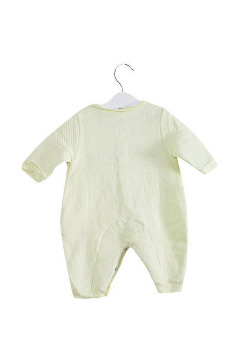 A Yellow Long Sleeve Jumpsuits from Chicco in size 0-3M for neutral. (Back View)