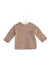 A Brown Long Sleeve Tops from Jacadi in size 3-6M for neutral. (Front View)