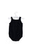A Black Sleeveless Rompers from Moschino in size 6-12M for girl. (Back View)