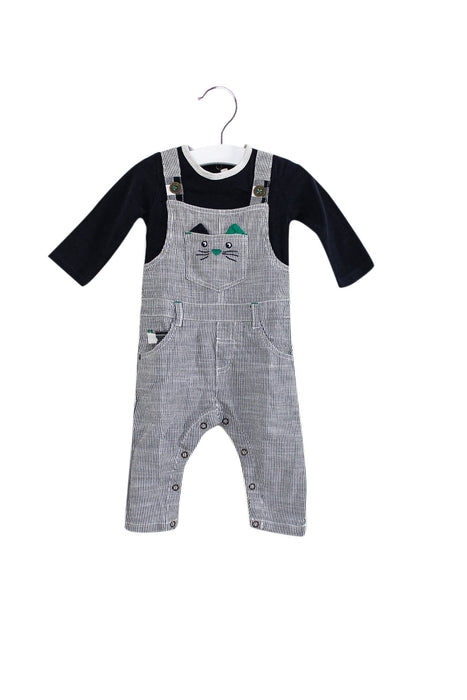 A Navy Long Sleeve Jumpsuits from Catimini in size 3-6M for boy. (Front View)