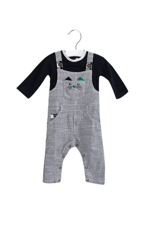 A Navy Long Sleeve Jumpsuits from Catimini in size 3-6M for boy. (Front View)