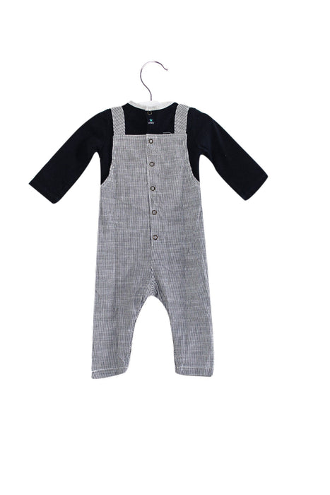 A Navy Long Sleeve Jumpsuits from Catimini in size 3-6M for boy. (Back View)