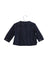 A Navy Long Sleeve Tops from Cyrillus in size 3-6M for boy. (Back View)